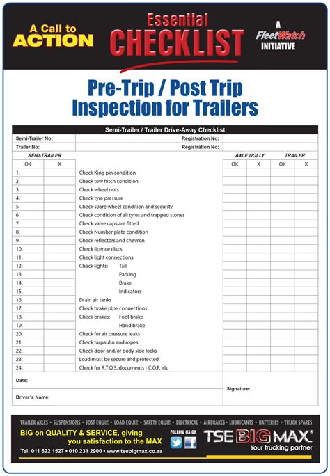 how hard is trailer test|dot trailer inspection checklist.